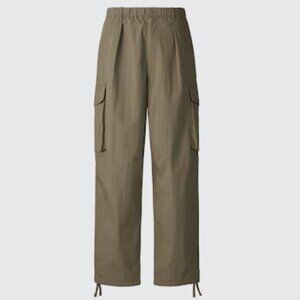 Uniqlo Wide Parachute Cargo Pants Men